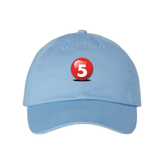 ABC TV5 Logo  Valucap Adult Bio-Washed Classic Dad Hat