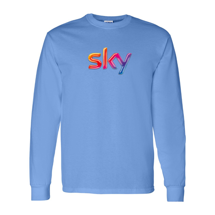 Youth Sky Logo Cotton Long Sleeve T-Shirt