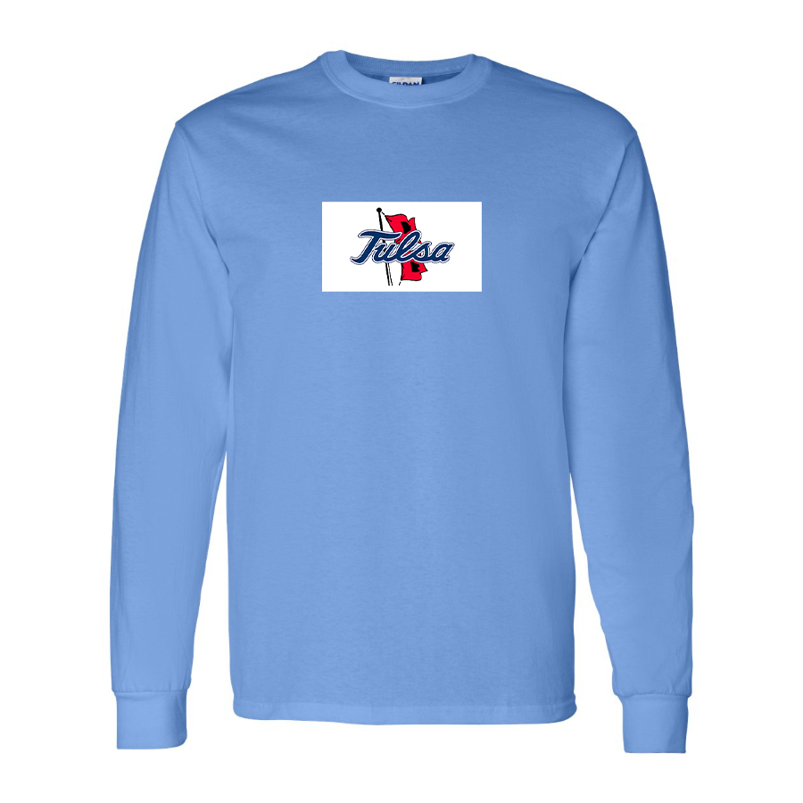 Youth Tulsa Golden Hurricane Logo Cotton Long Sleeve T-Shirt