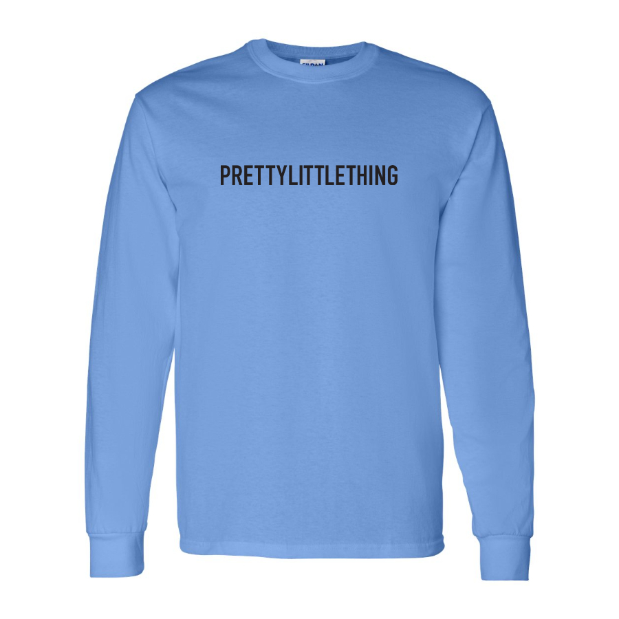 Youth Pretty Little Thing Logo Cotton Long Sleeve T-Shirt