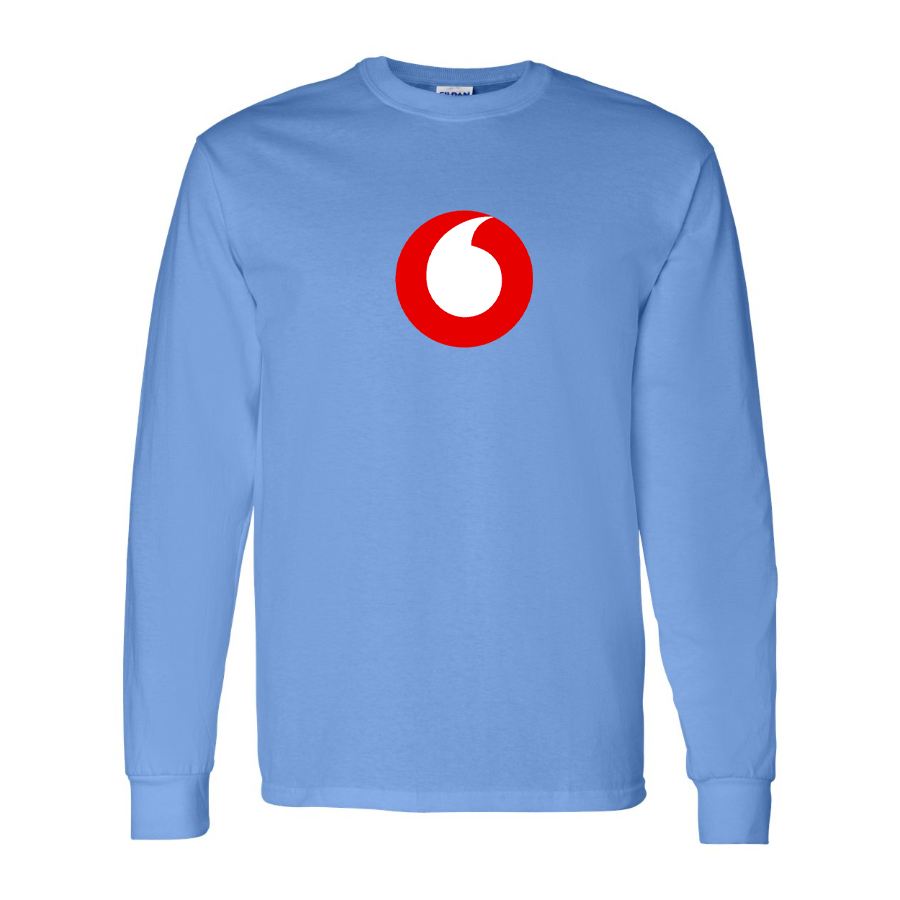 Youth Vodafone Logo Cotton Long Sleeve T-Shirt