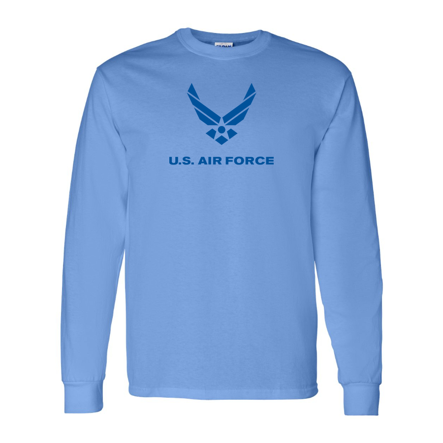 Youth US Airforce Logo Cotton Long Sleeve T-Shirt