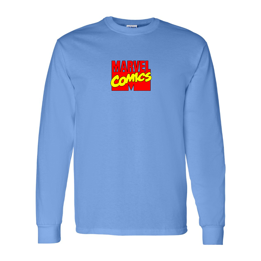 Men's Marvel Comics Logo Long Sleeve T-Shirt