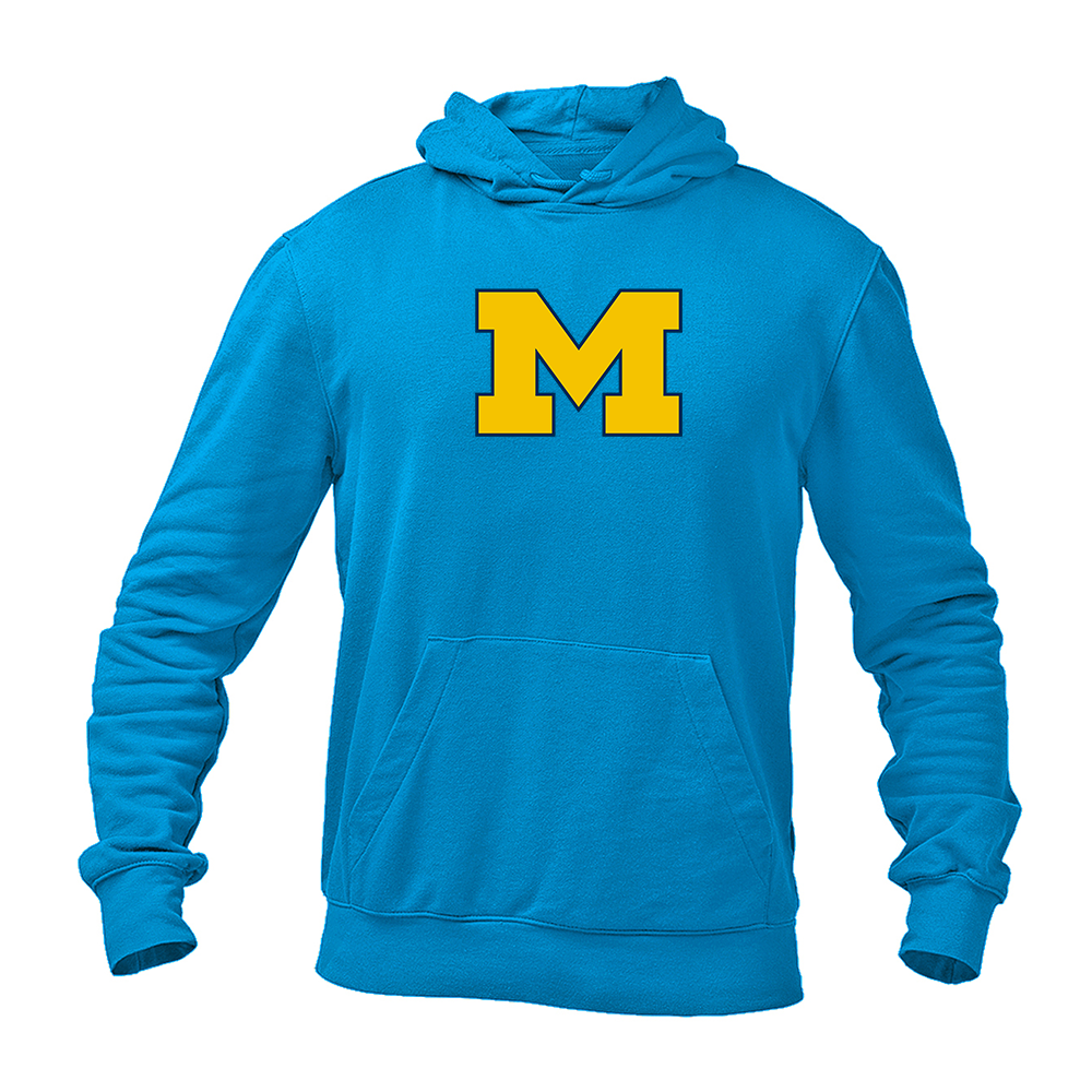 Men's Michigan Wolverines Logo Pullover Hoodie