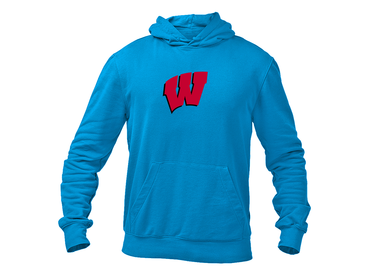 Men's Wisconsin Badgers Softstyle Midweight Hooded Sweatshirt
