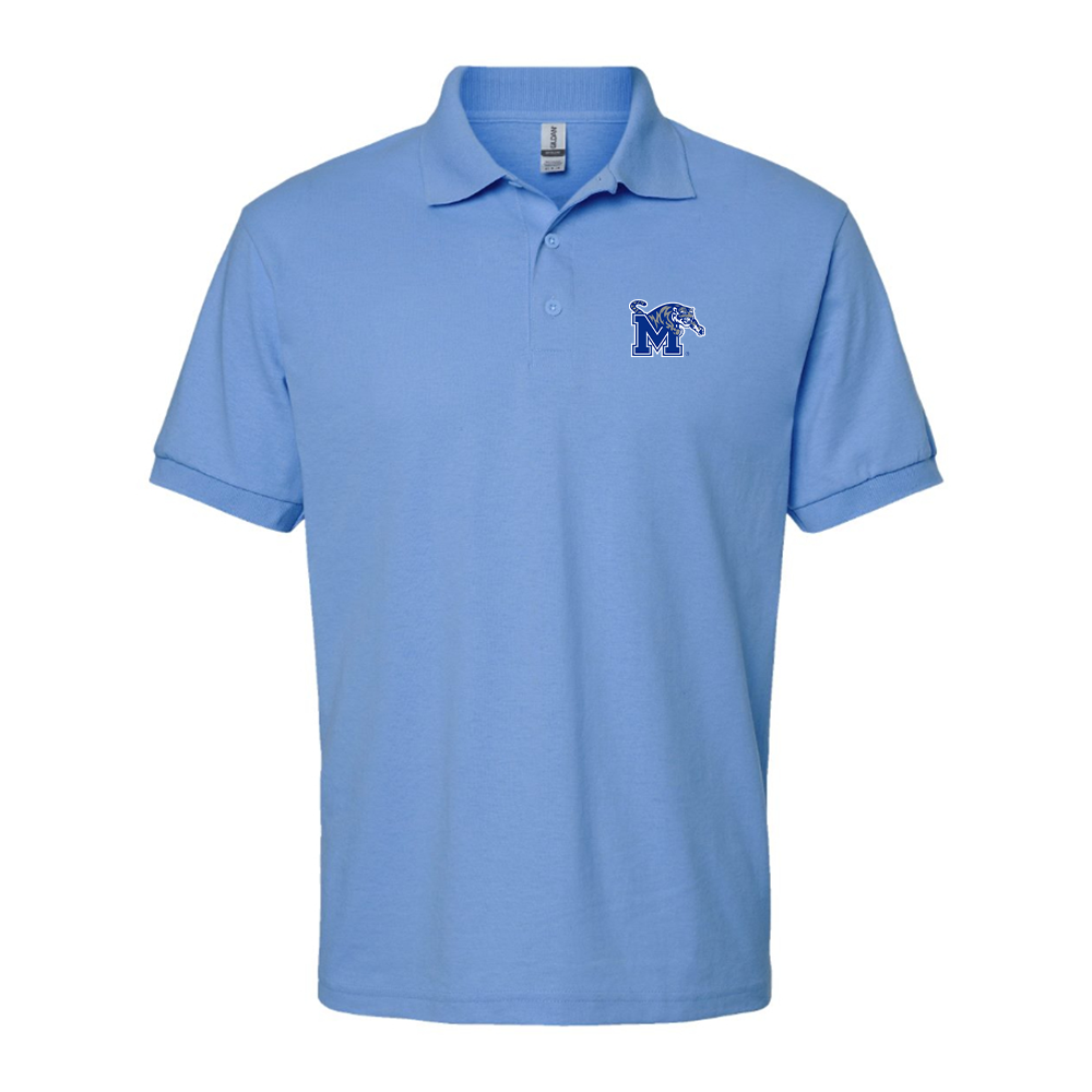 Men's Memphis Tigers Logo Dry Blend Polo