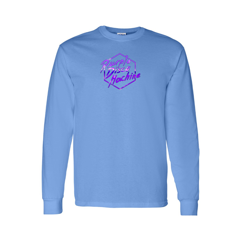 Youth Purple Disco Machine Cotton Long Sleeve T-Shirt