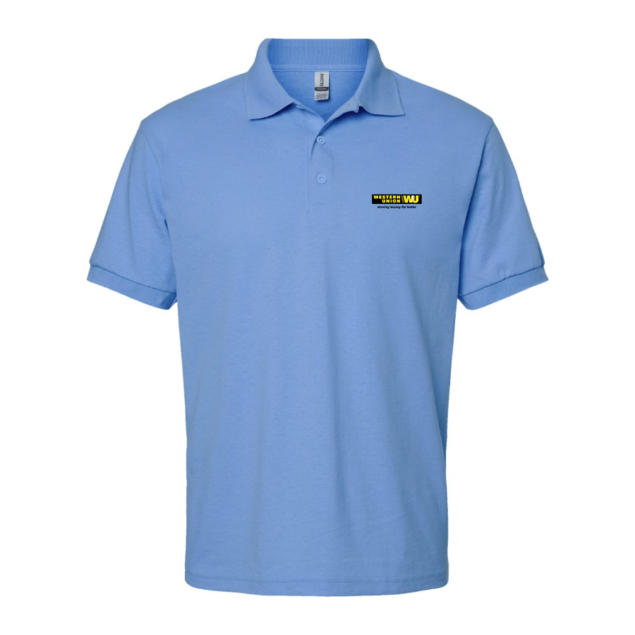 Men's Wastern Union Logo Dry Blend Polo
