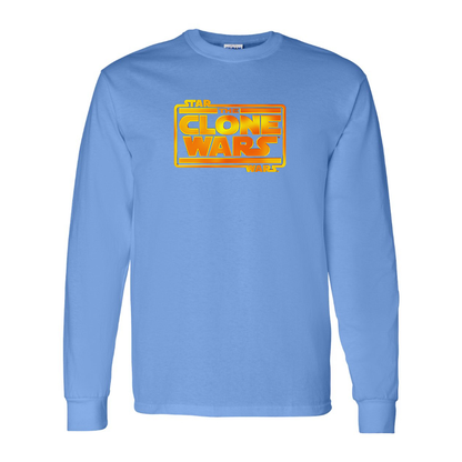 Men's The Clone wars Logo Long Sleeve T-Shirt