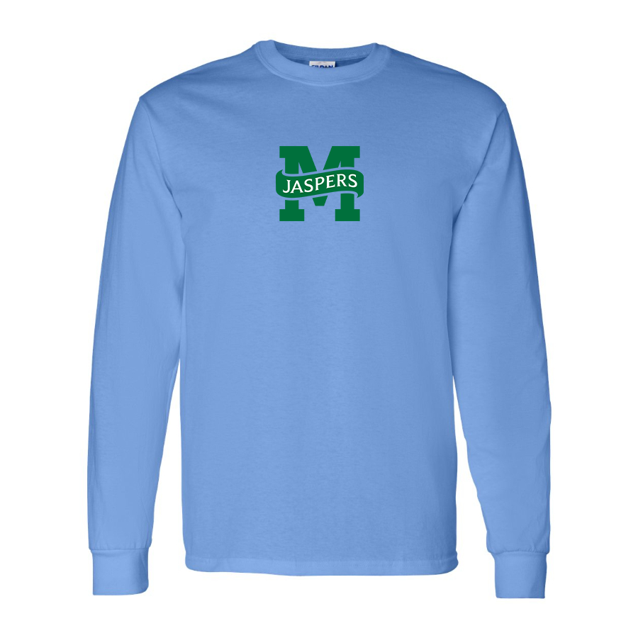 Youth Manhattan Jaspers Logo Cotton Long Sleeve T-Shirt