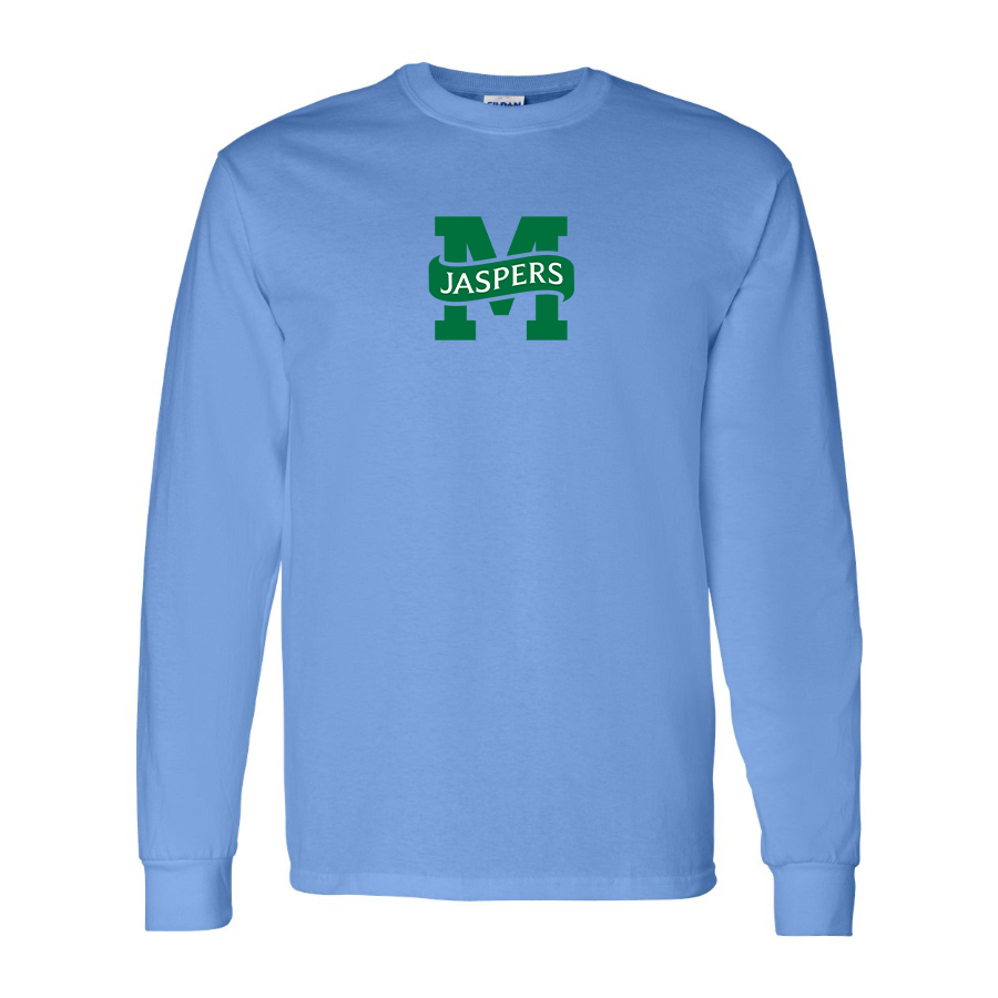 Men's Manhattan Jaspers Logo Long Sleeve T-Shirt