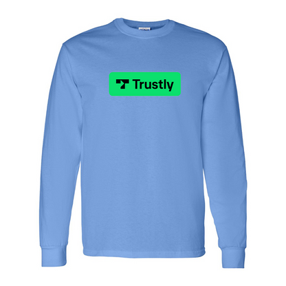 Men's Trustly Horizontal Logo Long Sleeve T-Shirt