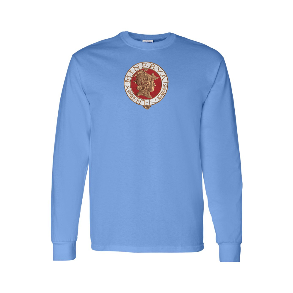 Men's Minerva Cars Logo Long Sleeve T-Shirt