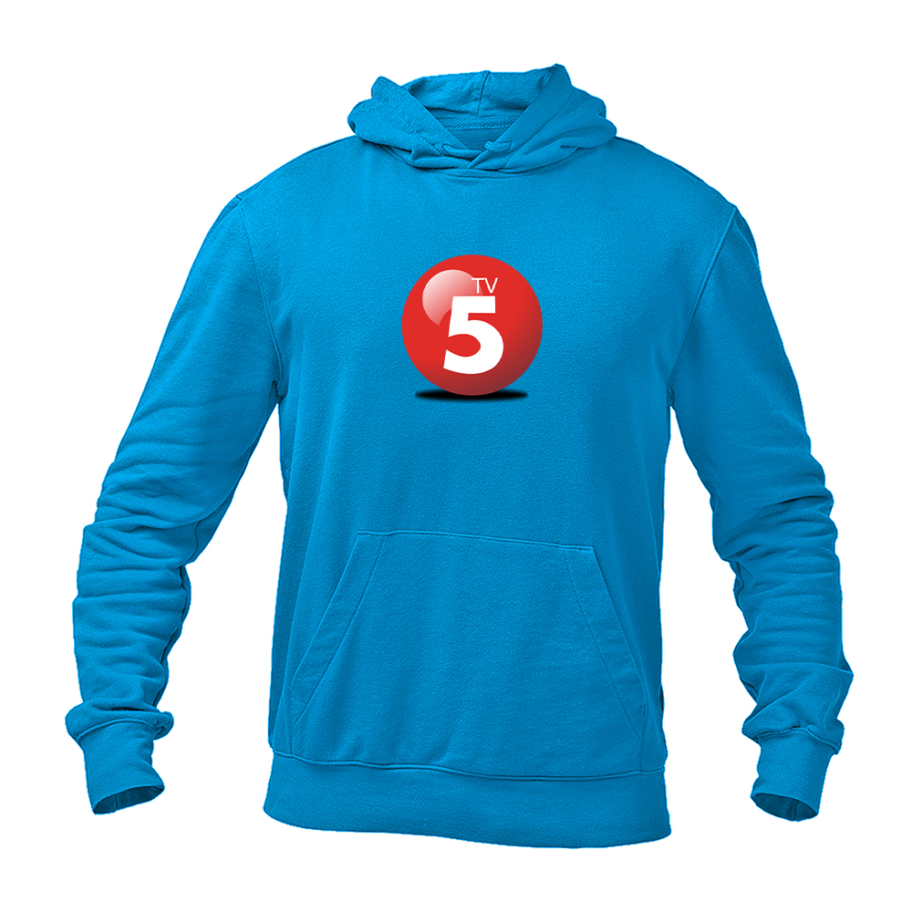 Men's ABC TV5 Logo Gildan  Heavy Blend Hooded Sweatshirt