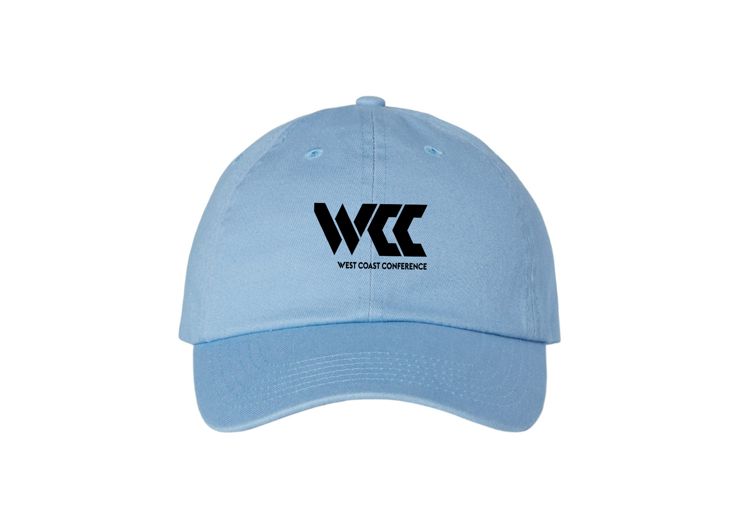 West Coast Conference Valucap Adult Bio-Washed Classic Dad Hat