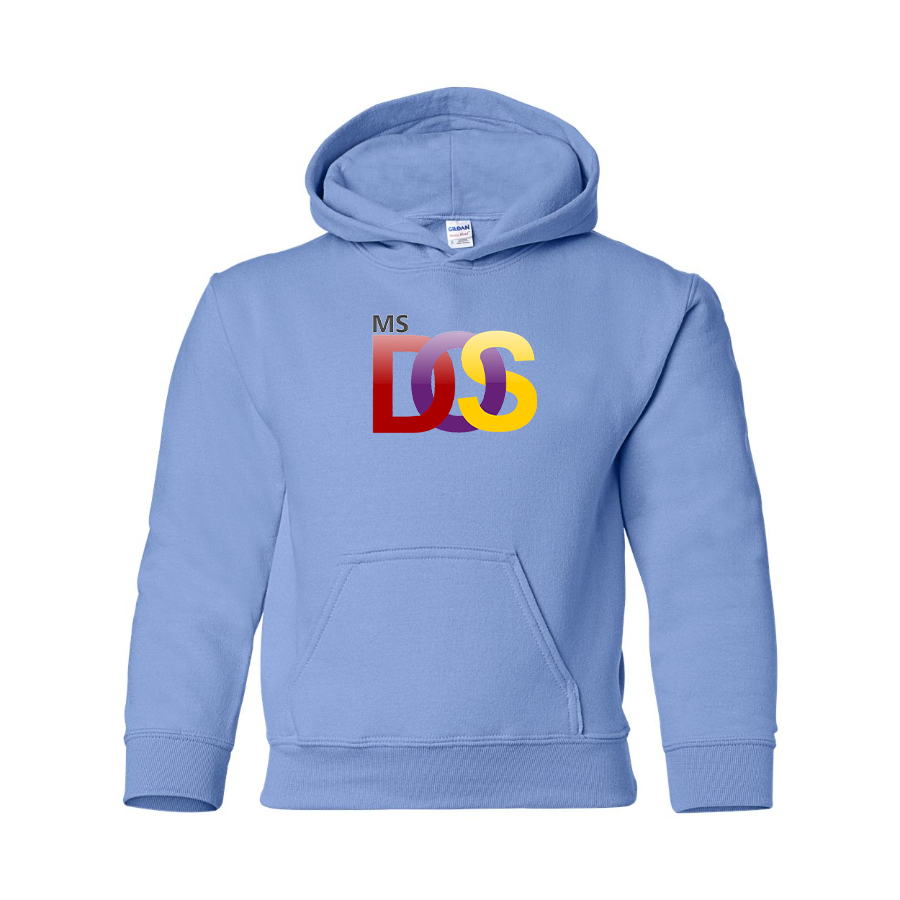 Youth MS DOS Logo Pullover Hoodie