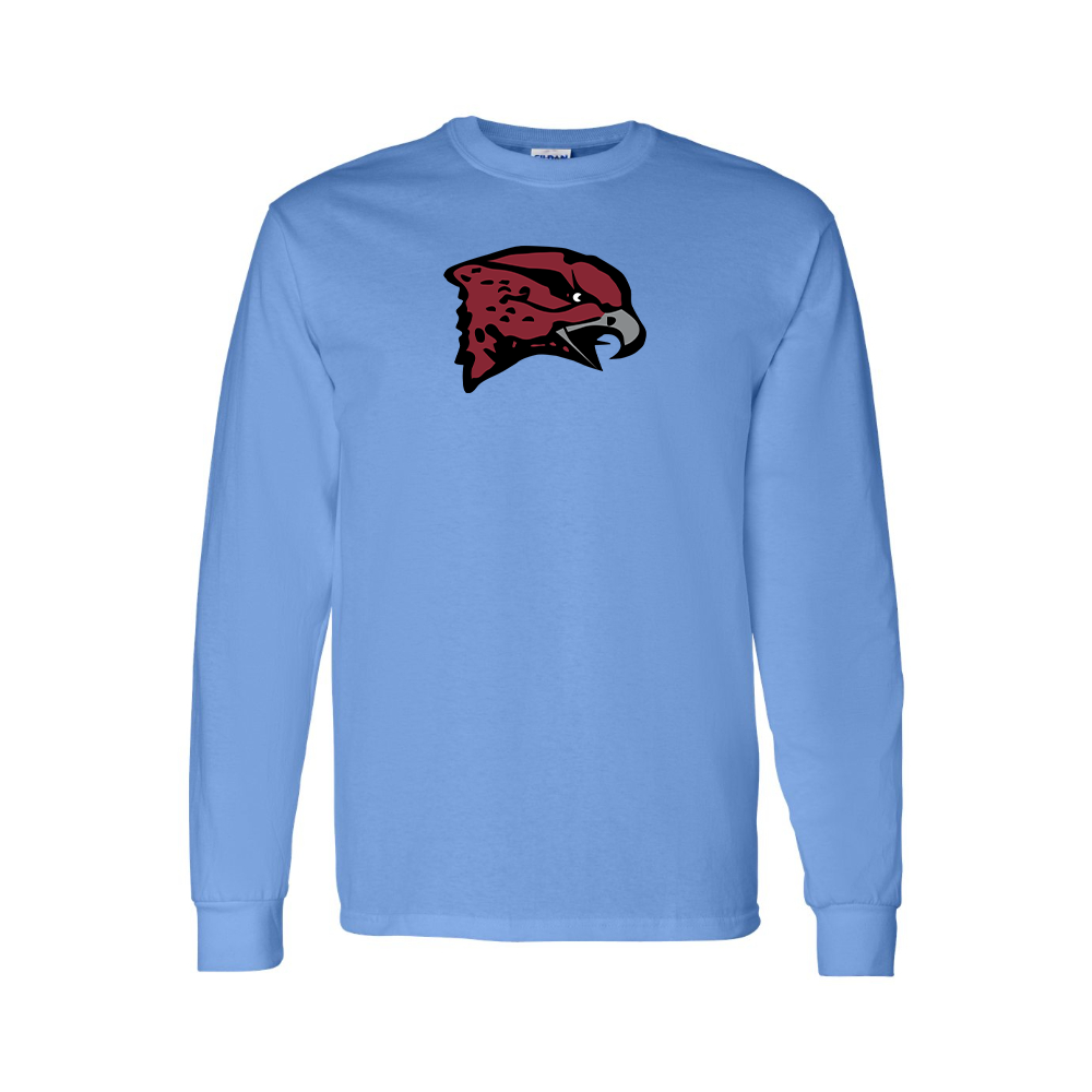 Men's Maryland Eastern Shore Hawks Logo Long Sleeve T-Shirt