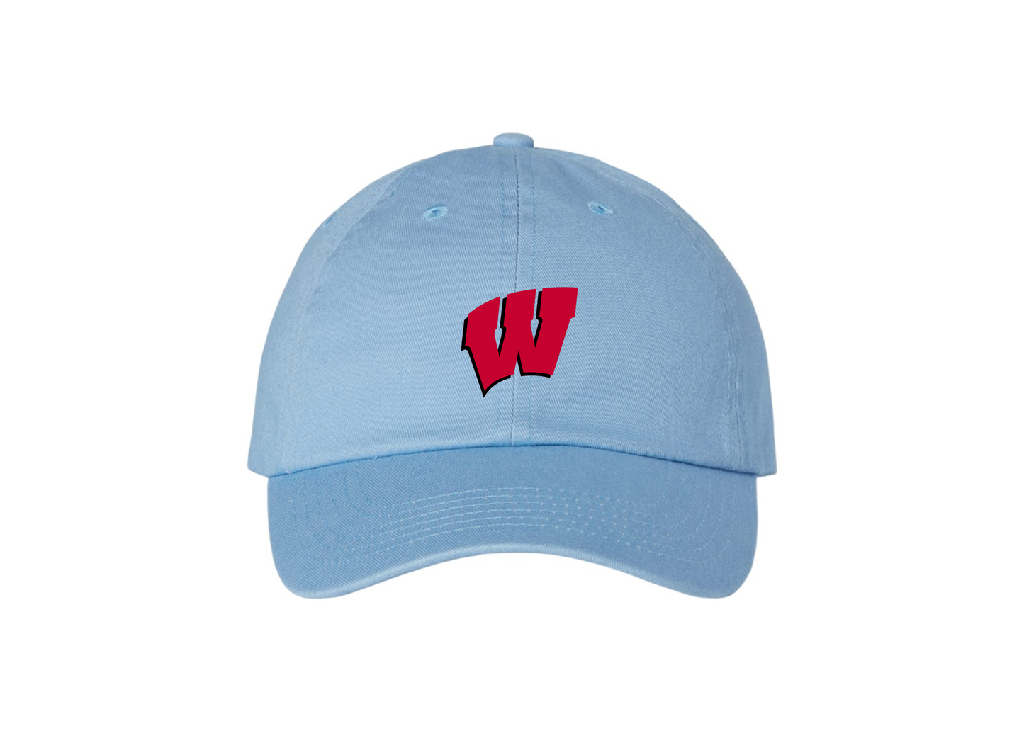 Wisconsin Badgers Valucap Adult Bio-Washed Classic Dad Hat