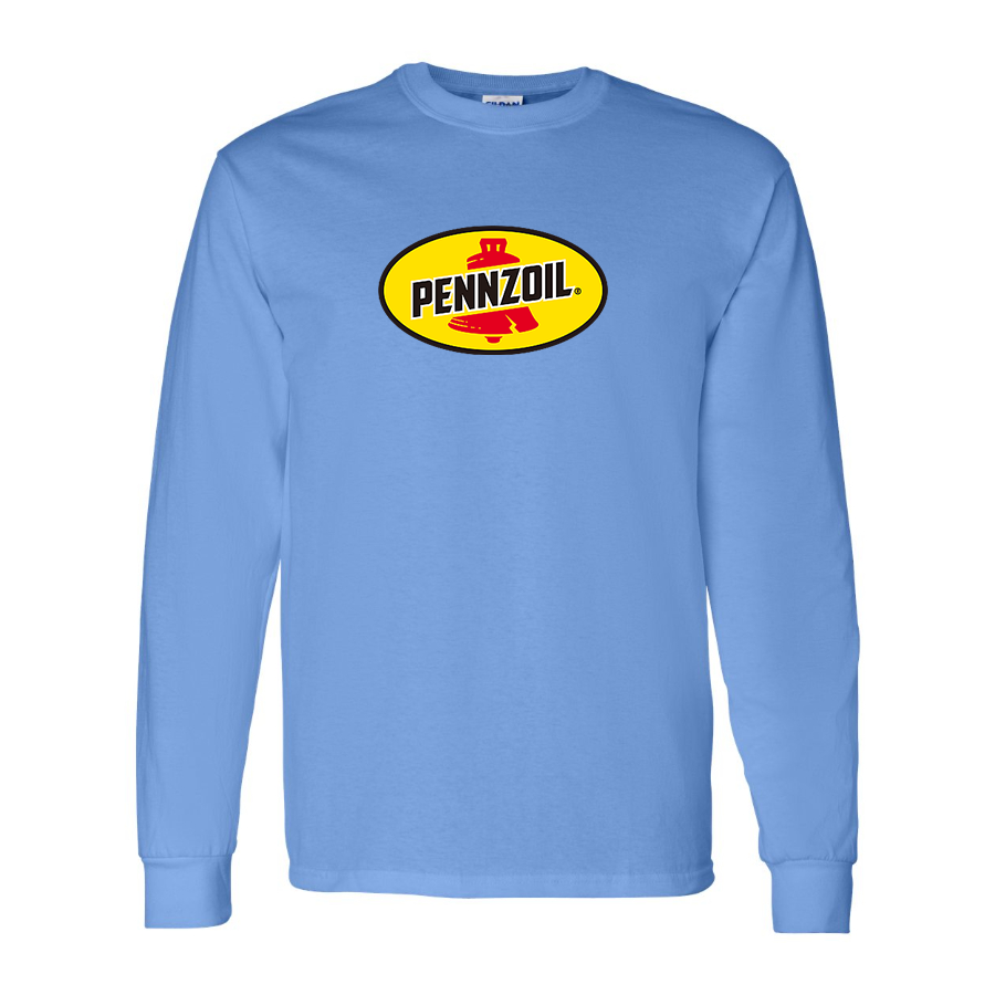 Youth Pennzoil Logo Cotton Long Sleeve T-Shirt