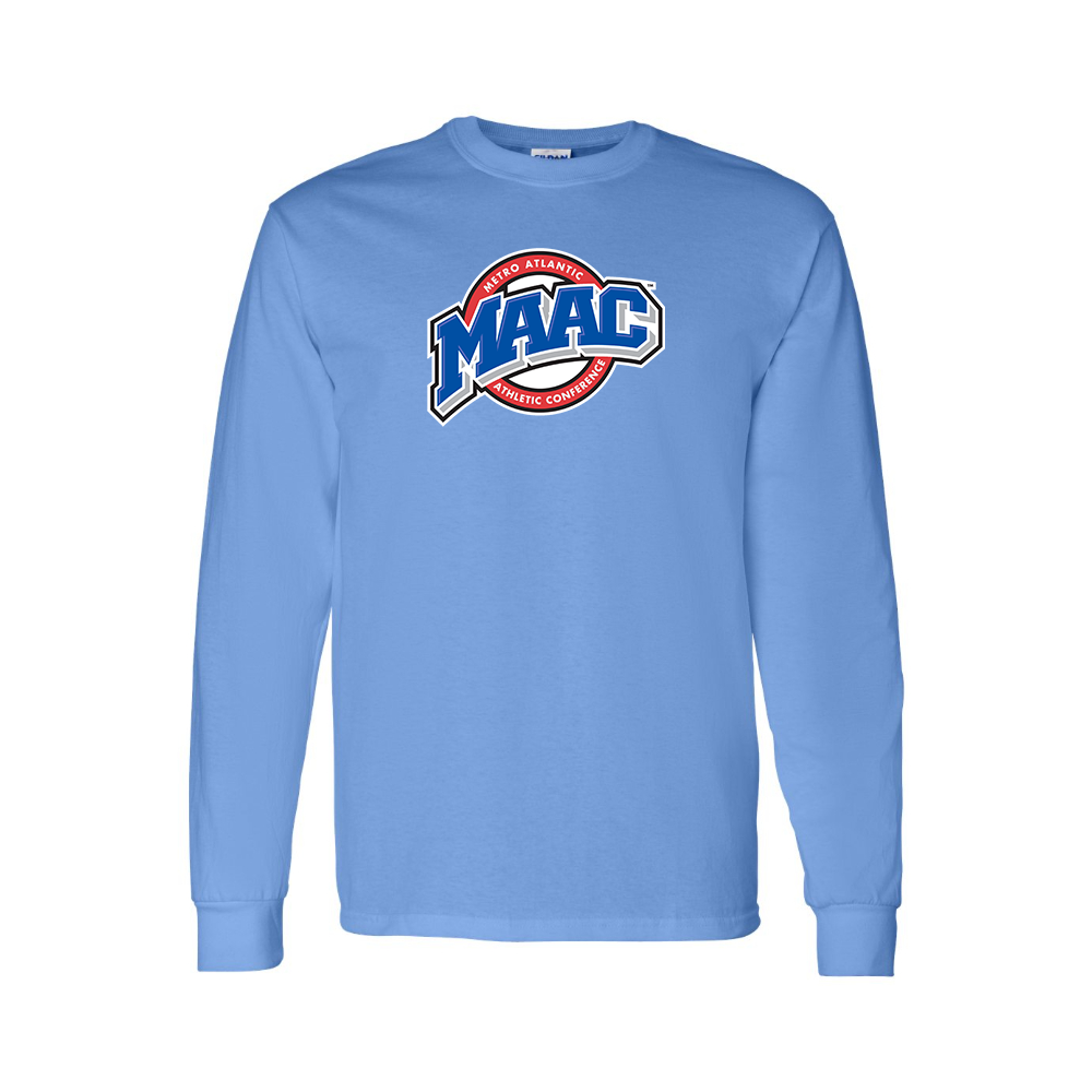 Youth Metro Atlantic Athletic Conference Logo Cotton Long Sleeve T-Shirt