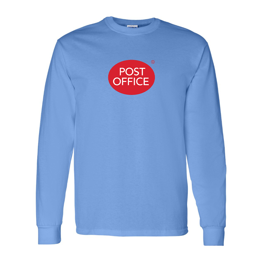 Youth Post Office Logo Cotton Long Sleeve T-Shirt