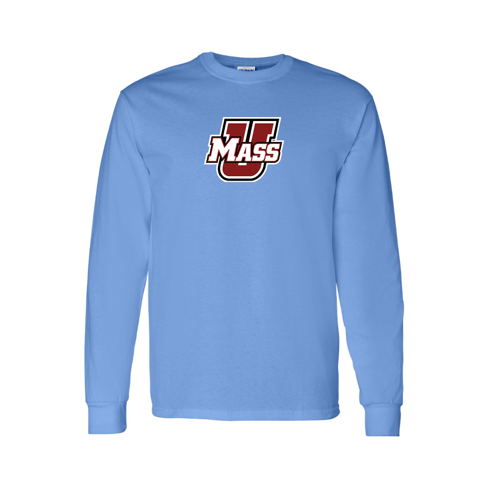 Youth Massachusetts Minutemen Logo Cotton Long Sleeve T-Shirt