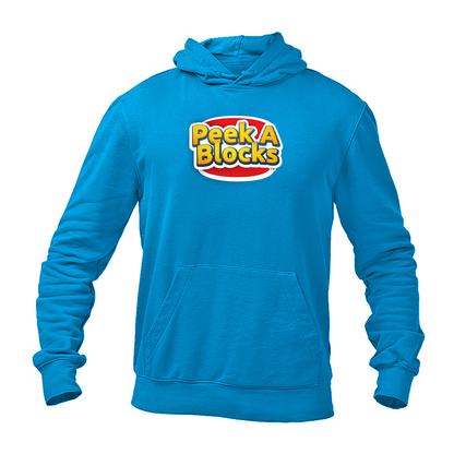 Men's Peek A Blocks Logo Pullover Hoodie