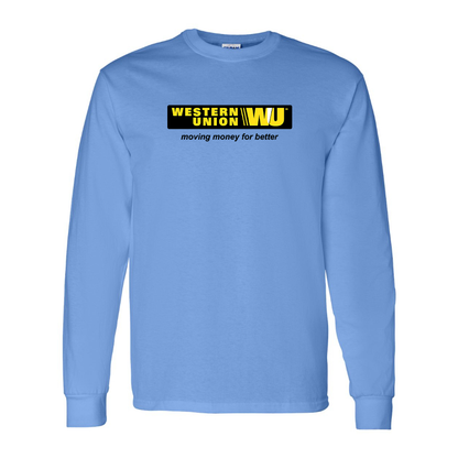 Men's Wastern Union Logo Long Sleeve T-Shirt