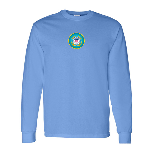 Youth  Coast Guard Logo Cotton Long Sleeve T-Shirt