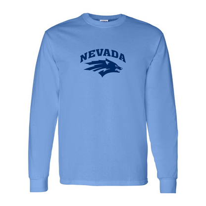 Men's Nevada Wolf Pack Logo Long Sleeve T-Shirt