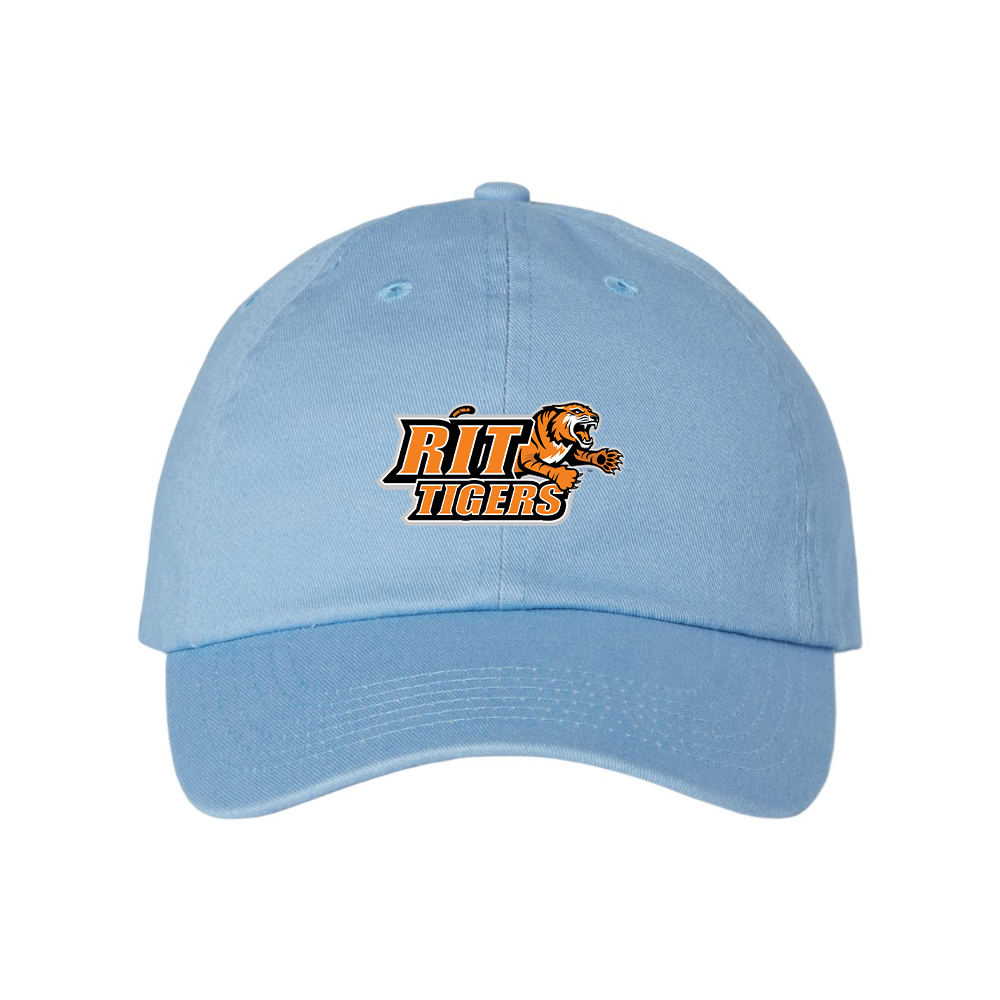 RIT Tigers Logo  Valucap Adult Bio-Washed Classic Dad Hat