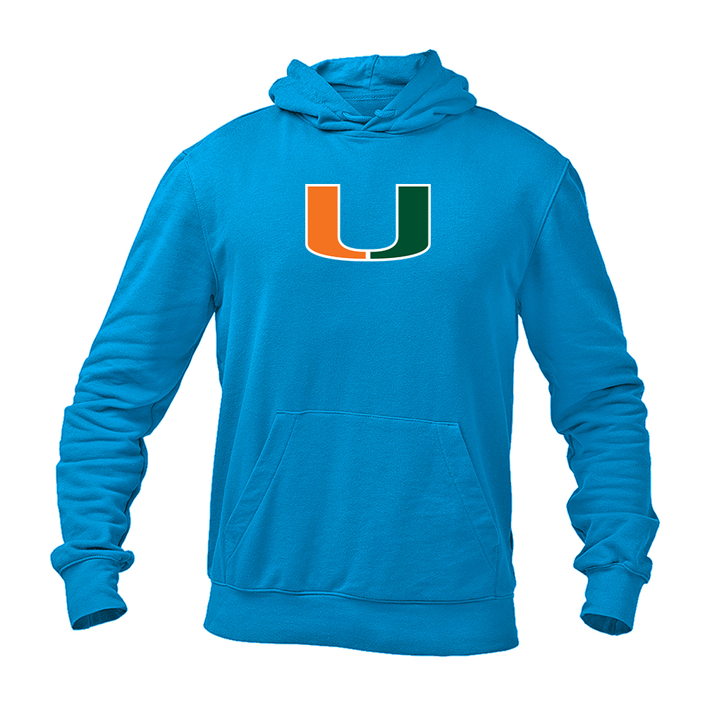 Men's Miami Hurricanes Logo Pullover Hoodie
