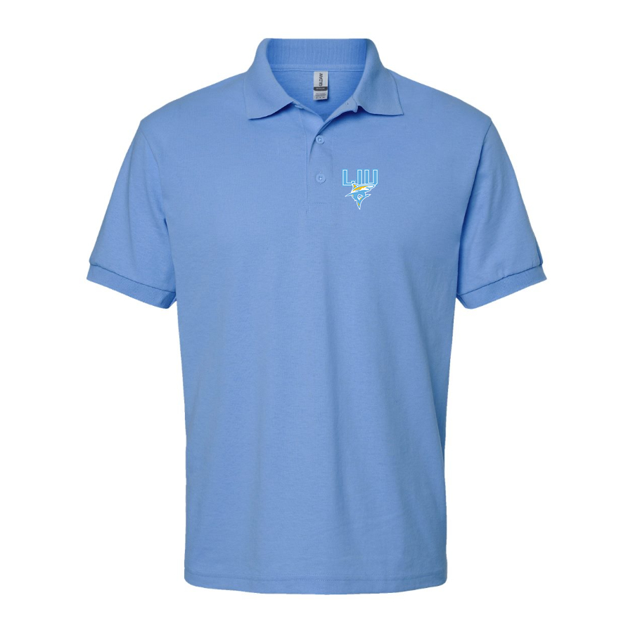Men's LIU Brooklyn Blackbirds Logo Dry Blend Polo