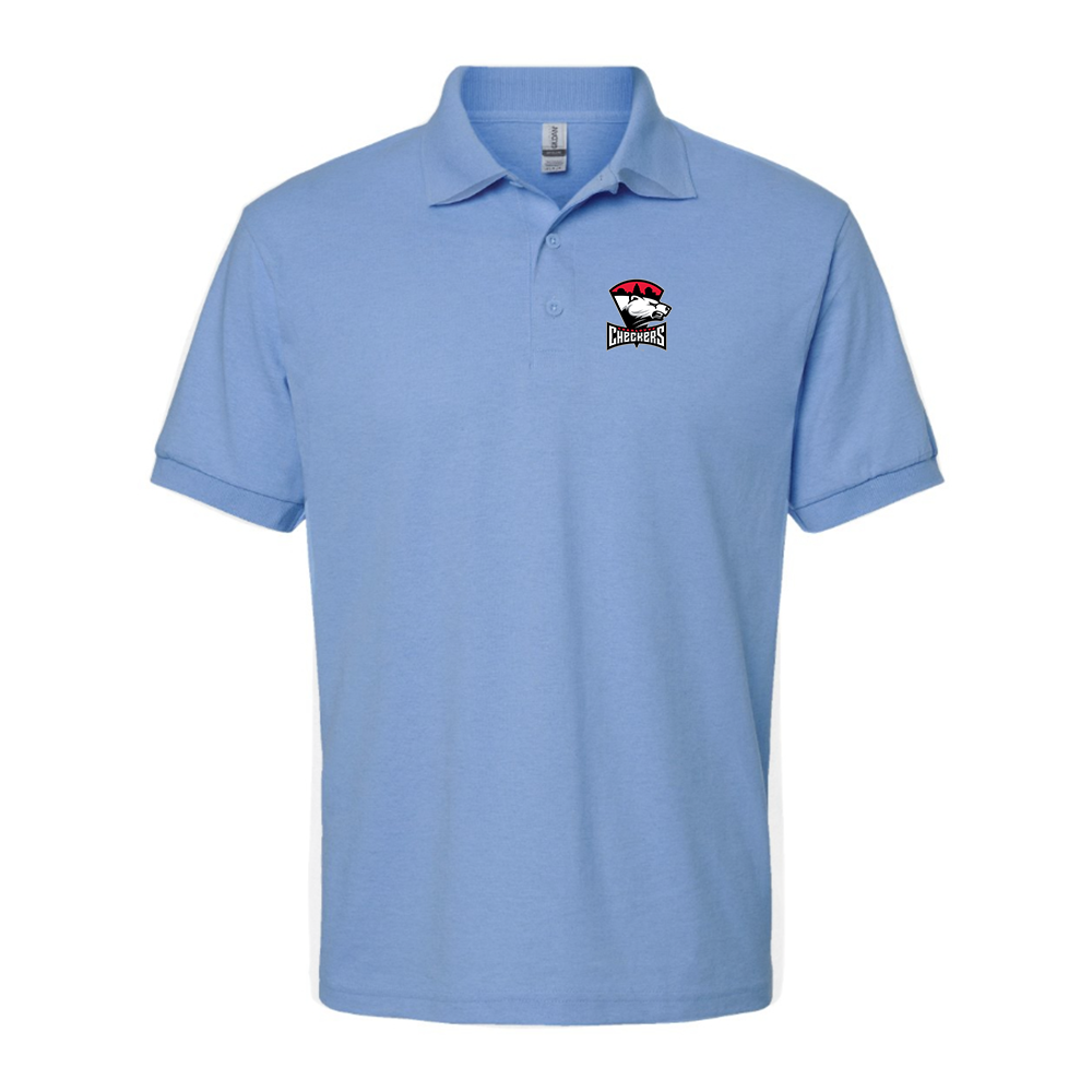 Men's Charlotte Checkers Logo Dry Blend Polo