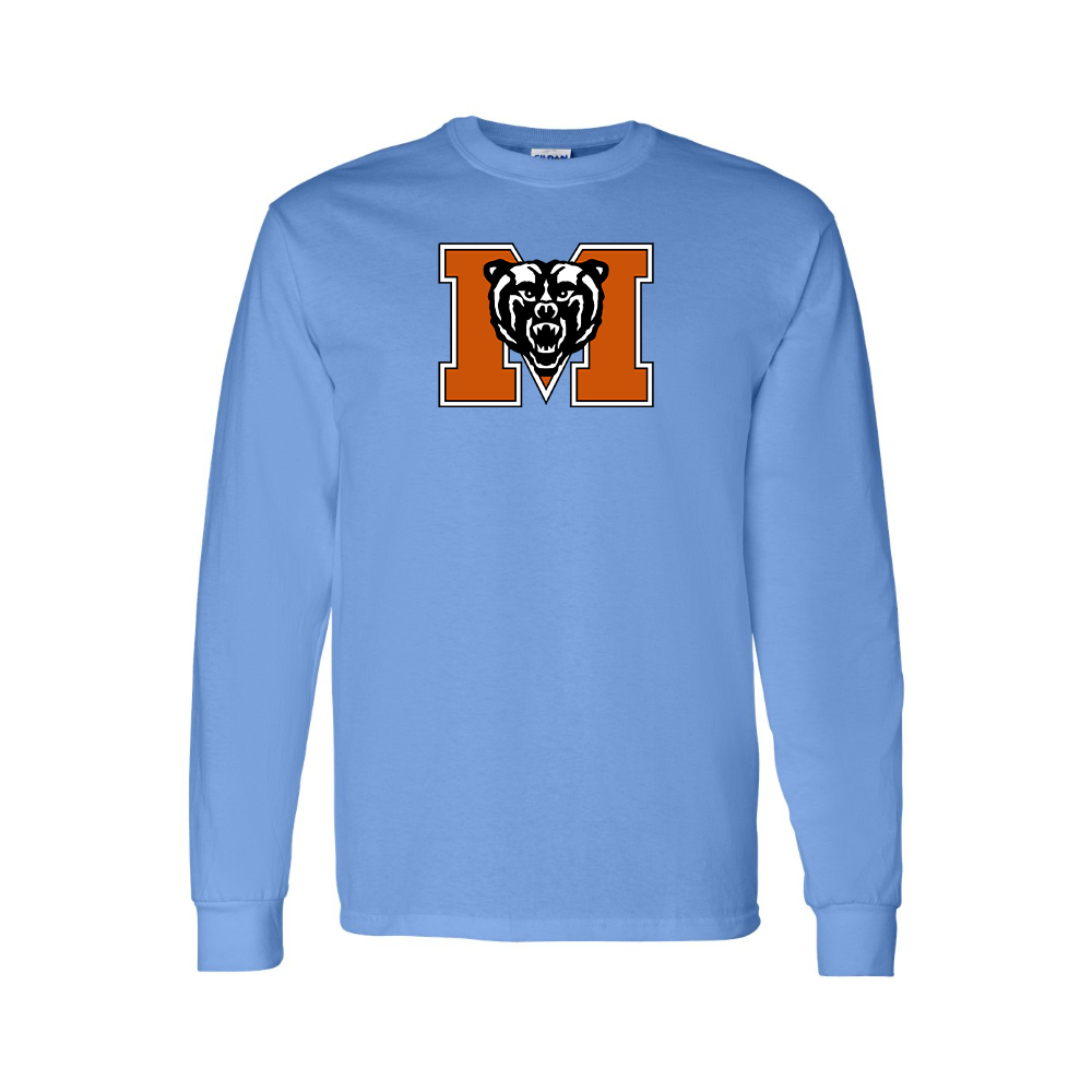 Men's Mercer Bears Logo Long Sleeve T-Shirt