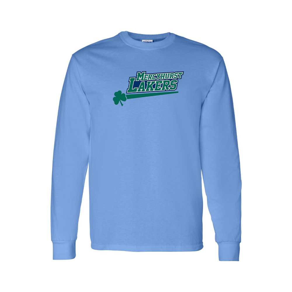 Youth Mercyhurst Lakers Logo Cotton Long Sleeve T-Shirt