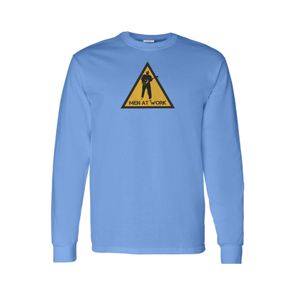 Men's Men at Work Logo Long Sleeve T-Shirt