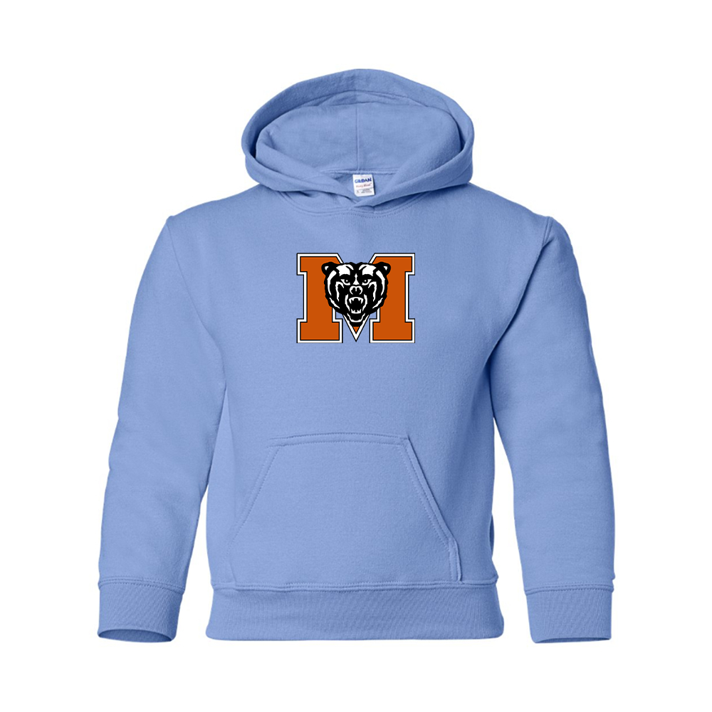 Youth Mercer Bears Logo Pullover Hoodie
