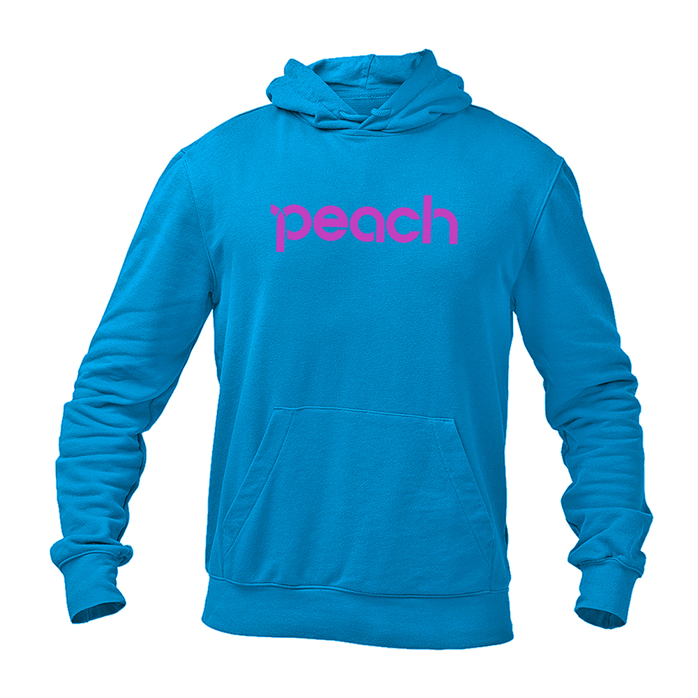 Men's Peach Aviation Logo  Pullover Hoodie