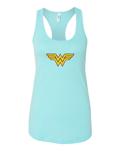 Women's Wonder Woman Superhero Racerback Tank Top