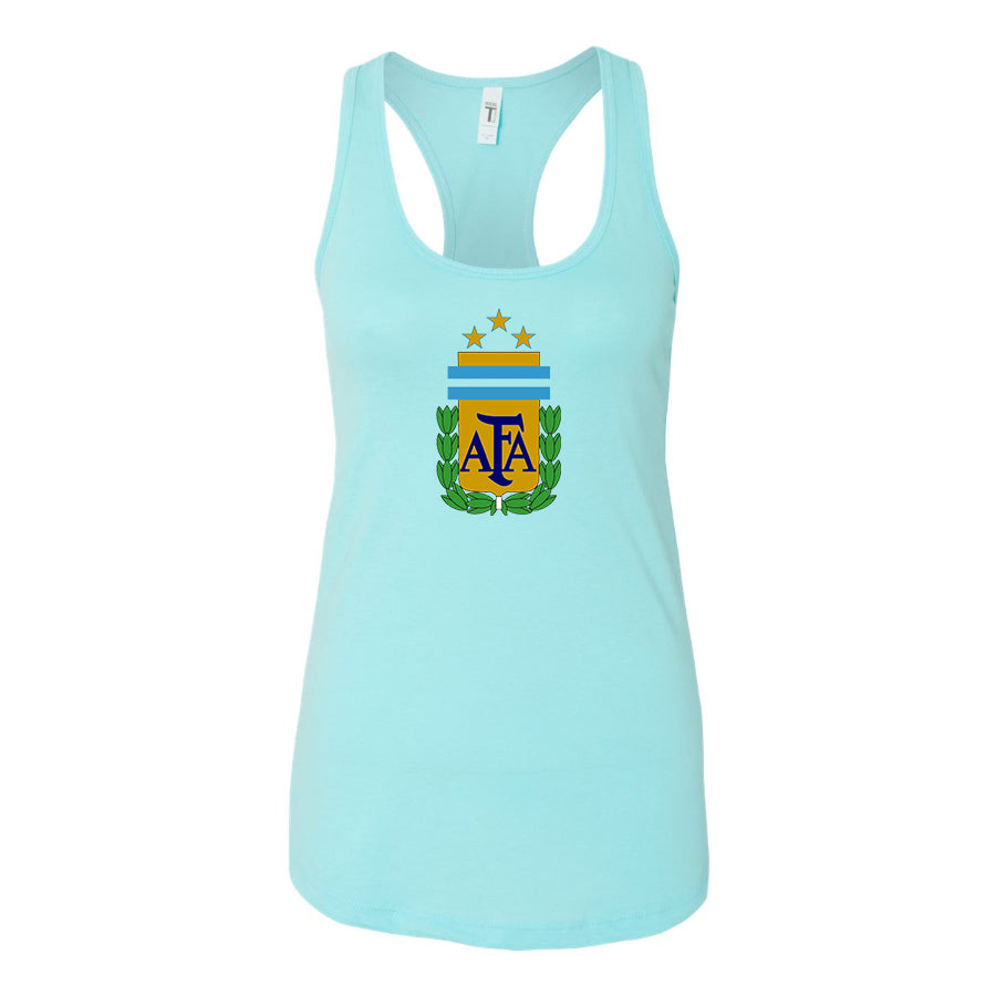 Women's Argentina National Soccer Team Racerback Tank Top