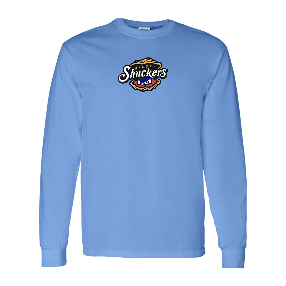 Men's Biloxi Shuckers Logo Long Sleeve T-Shirt