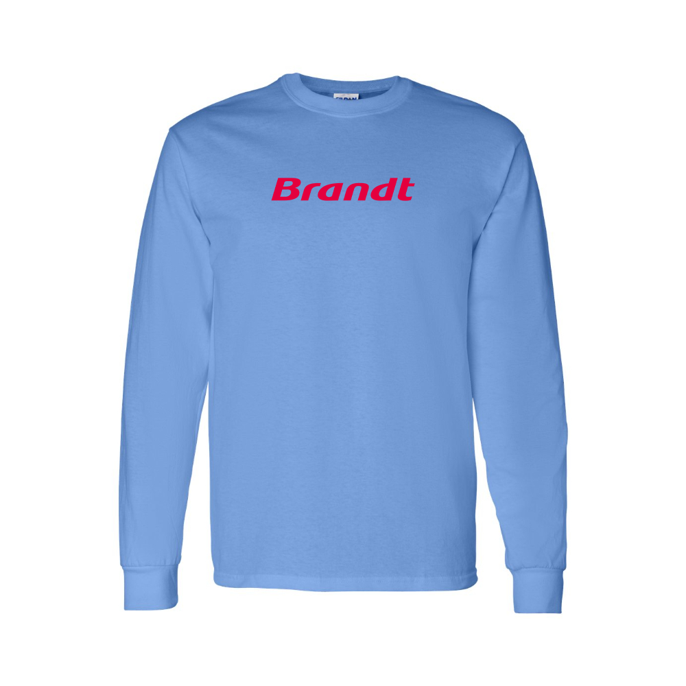 Youth Brandt Logo Cotton Long Sleeve T-Shirt