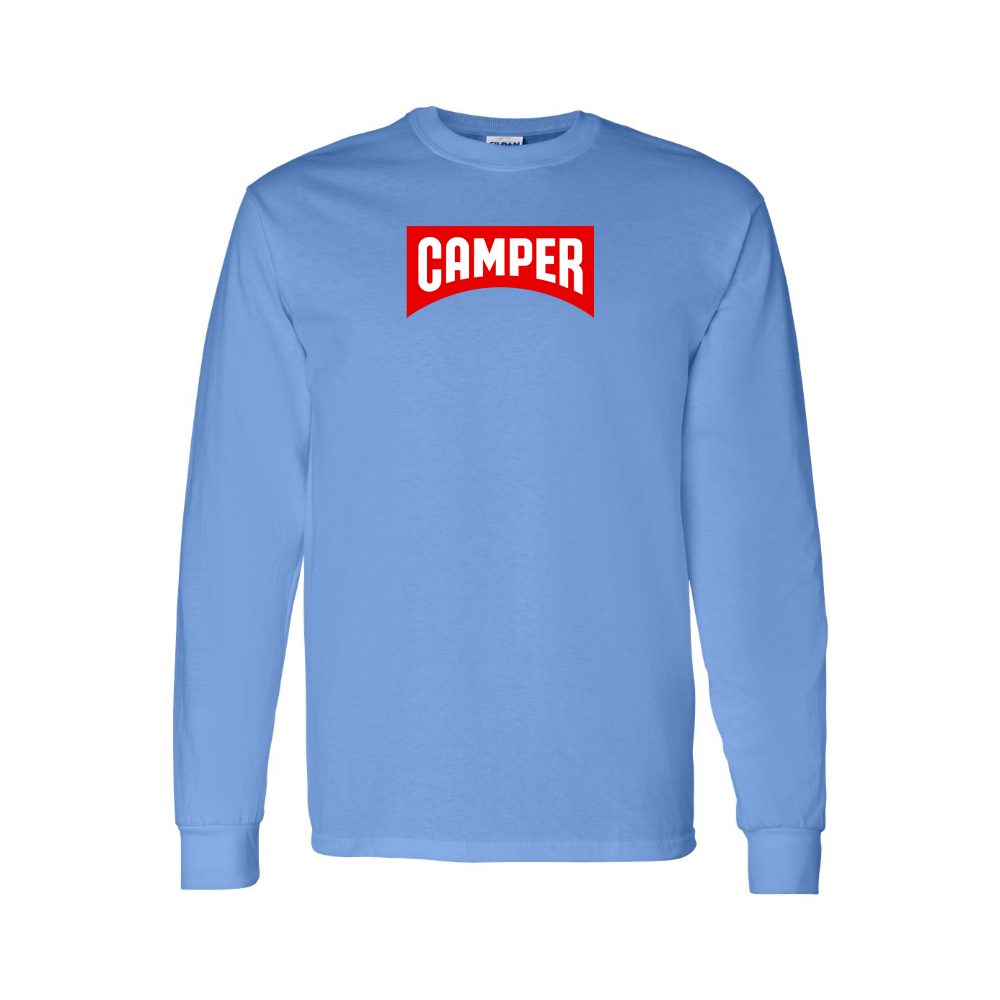 Youth Camper Logo Cotton Long Sleeve T-Shirt