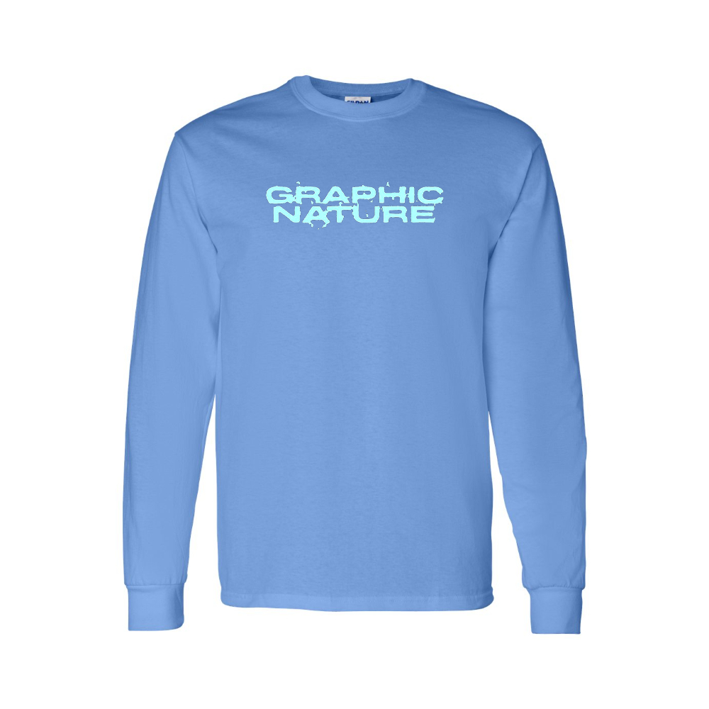 Men's Graphic Nature Logo Long Sleeve T-Shirt