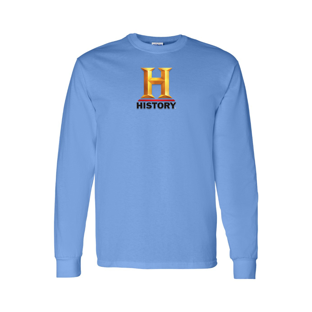 Youth History Channel Cotton Long Sleeve T-Shirt