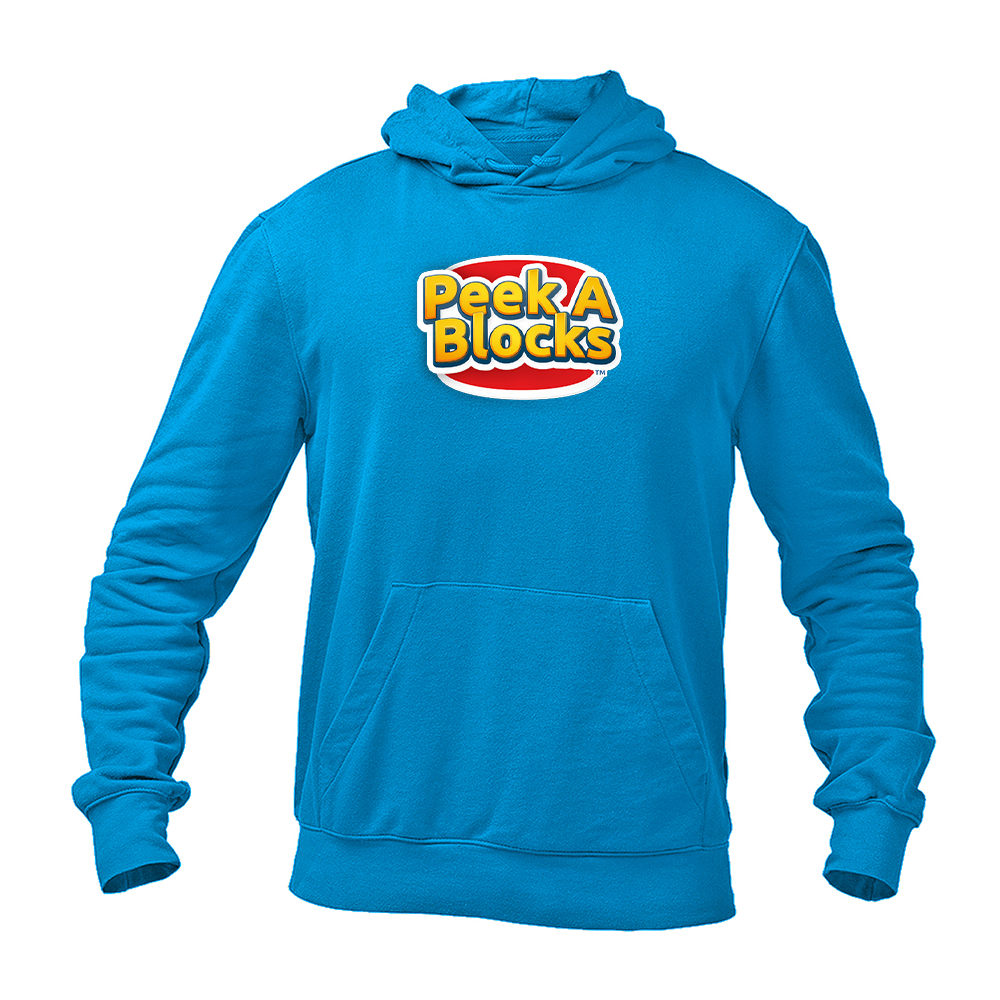 Men's Peek A Blocks Logo  Pullover Hoodie