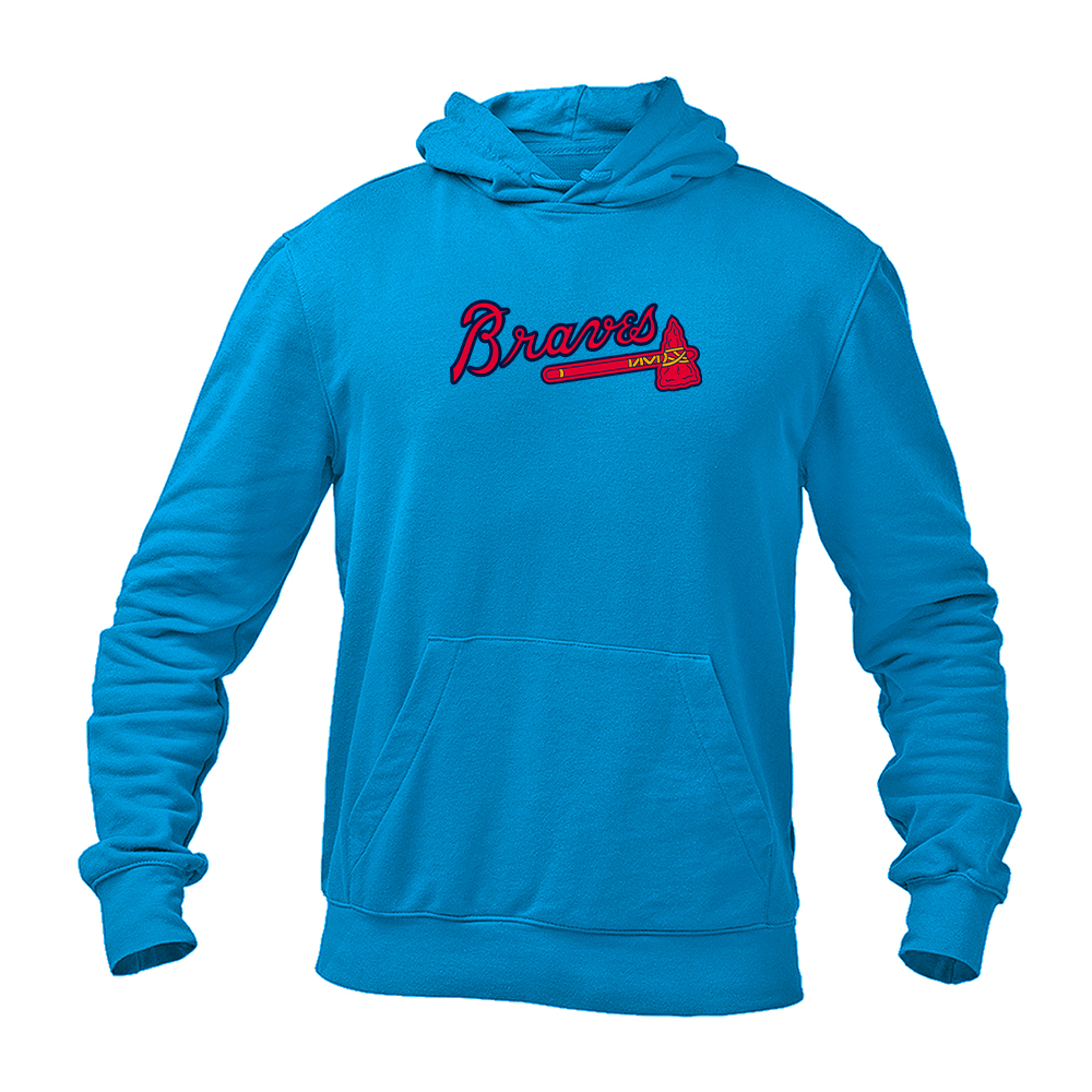 Men's Atlanta Braves Logo Pullover Hoodie