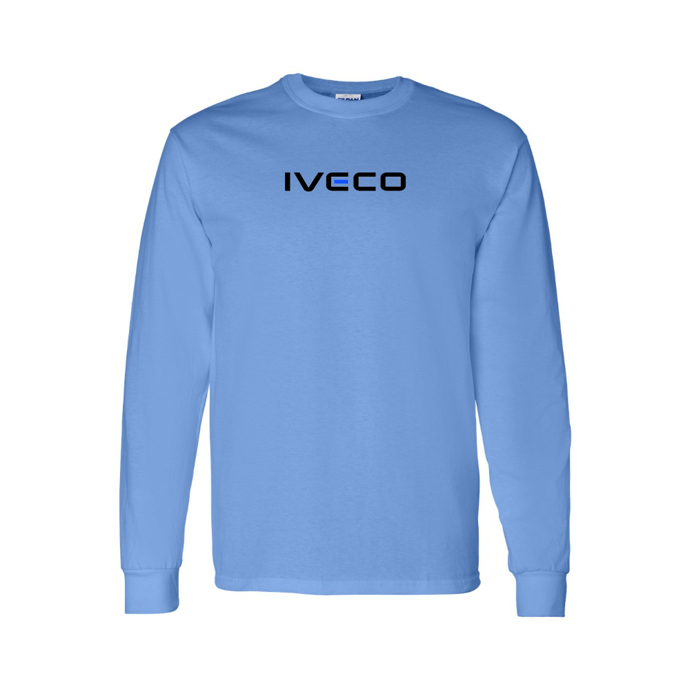 Youth Iveco Logo Cotton Long Sleeve T-Shirt