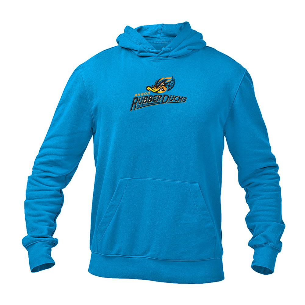 Men's Akron RubberDucks Logo Pullover Hoodie